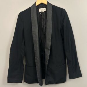 BB Dakota Black Women's Blazer Size 8 Leather